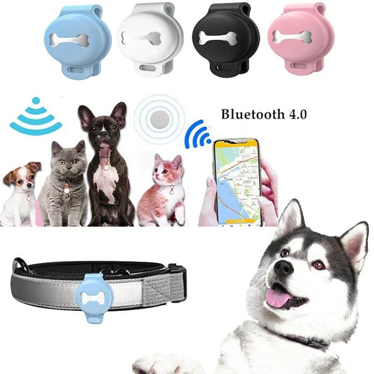 Smart GPS Pet Tracker – Wearable Bluetooth Locator for Dogs & Cats