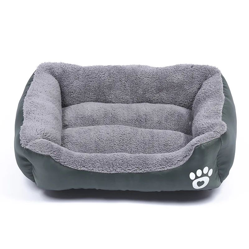 Large Plush Pet Bed – Washable, Waterproof Cushion for Cats & Dogs