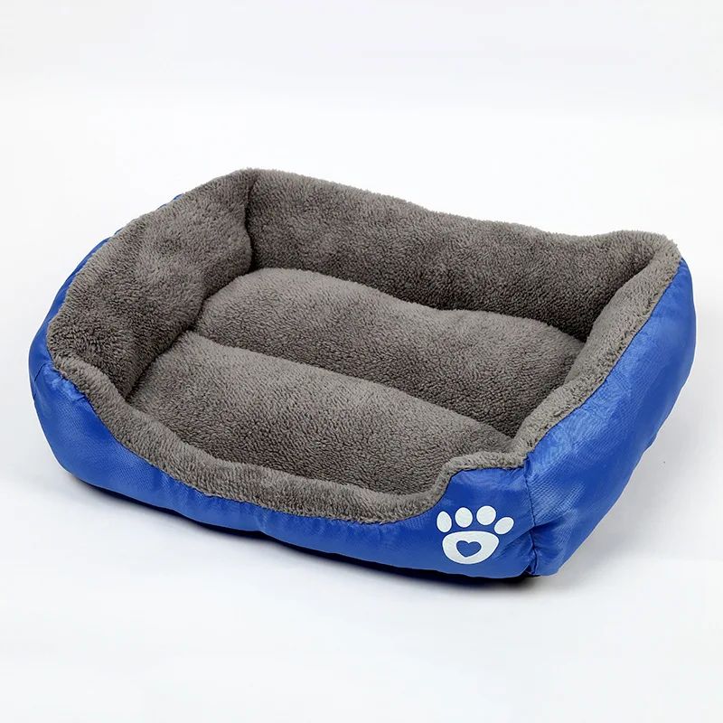 Large Plush Pet Bed – Washable, Waterproof Cushion for Cats & Dogs