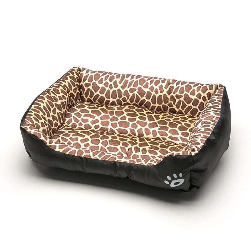 Large Plush Pet Bed – Washable, Waterproof Cushion for Cats & Dogs