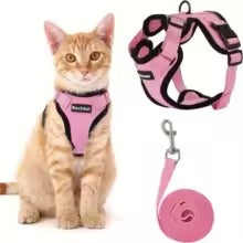 Adjustable Non-Slip Cat Leash & Vest – Secure Pet Harness for Safe Walks