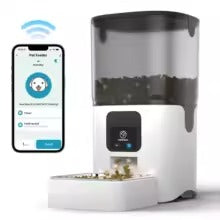 Smart Automatic Cat Feeder – WiFi App Control, Easy-Clean Design