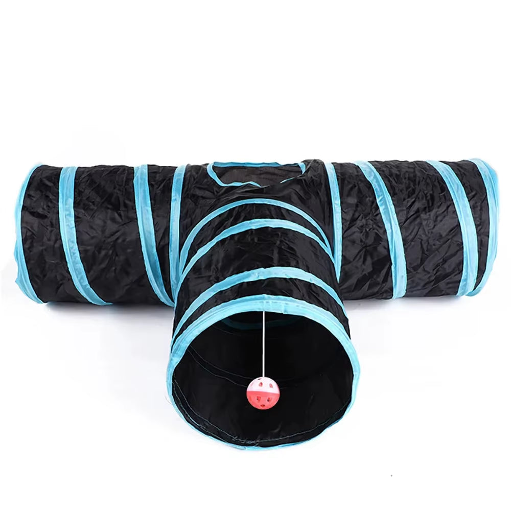 Cat Tunnel Foldable Pet Supplies Cat S T Y Pass Play Tunnel Cat Toy Breathable Drill Barrel for Indoor Loud Paper